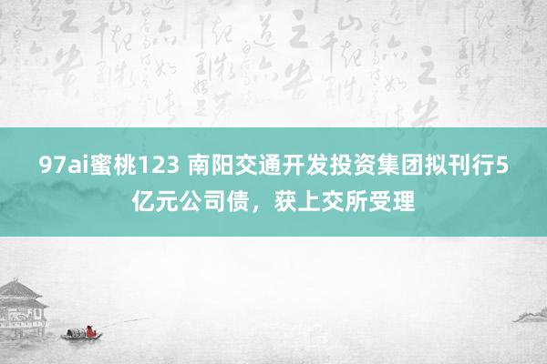 97ai蜜桃123 南阳交通开发投资集团拟刊行5亿元公司债，获上交所受理