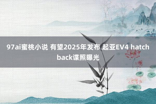 97ai蜜桃小说 有望2025年发布 起亚EV4 hatchback谍照曝光