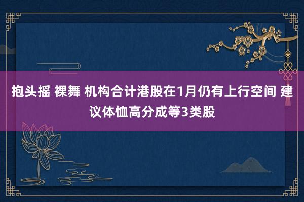 抱头摇 裸舞 机构合计港股在1月仍有上行空间 建议体恤高分成等3类股